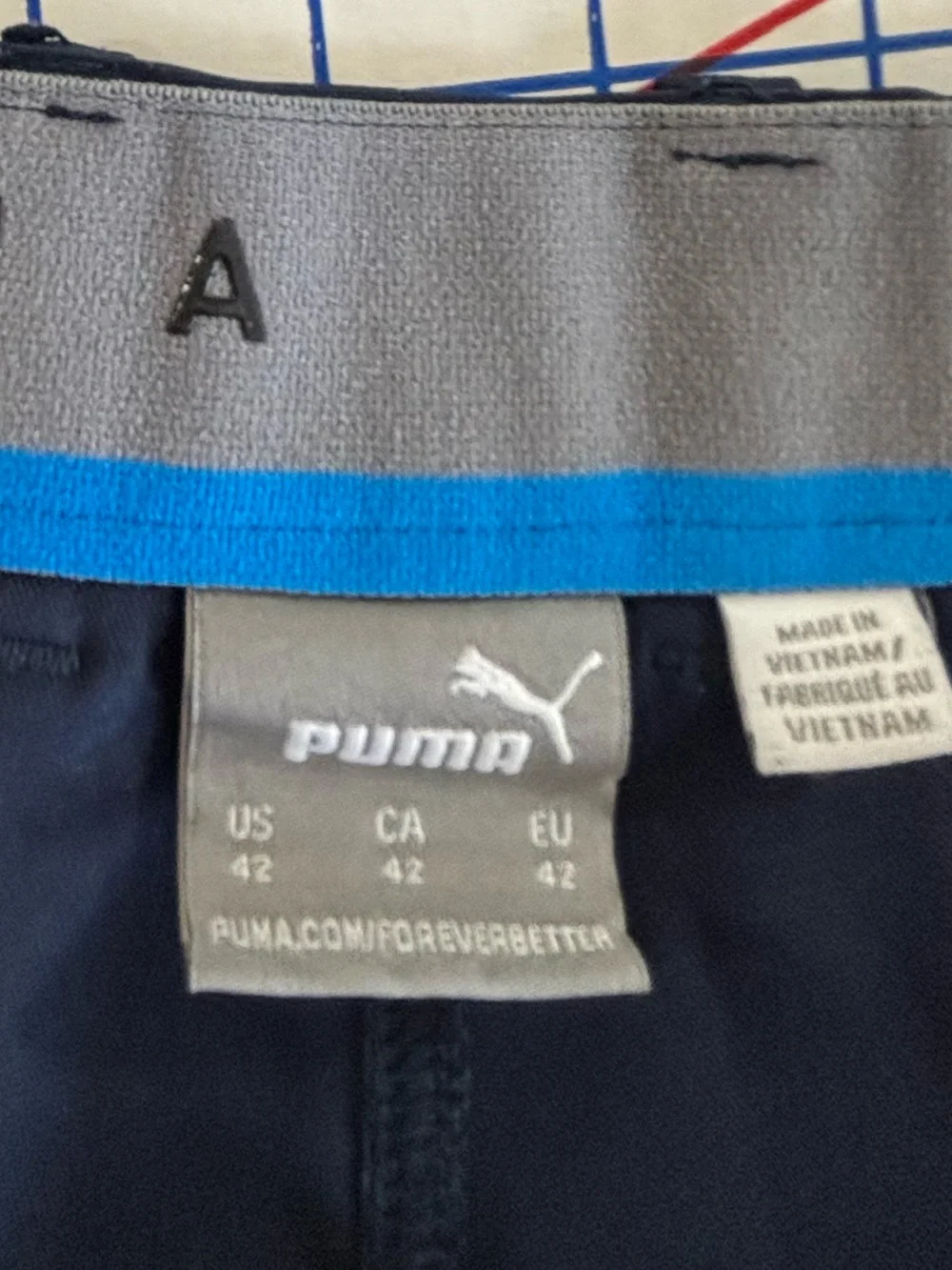 Puma Golf Performance Fit Flexible Flat Front Navy Golf Shorts